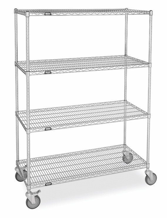 Mobile Wire Shelving Units
