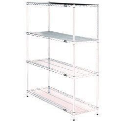 Stationary Wire Shelving Unit