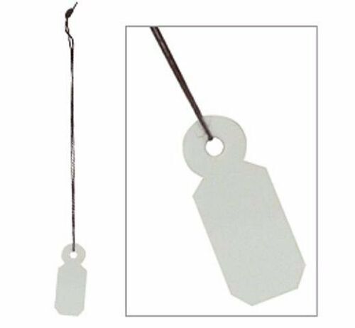 Large Jewelry Tag 1/2" x 7/8" With String