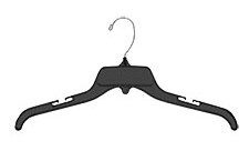 Black 17" Top Hanger - New - Rotating Hook, Notches