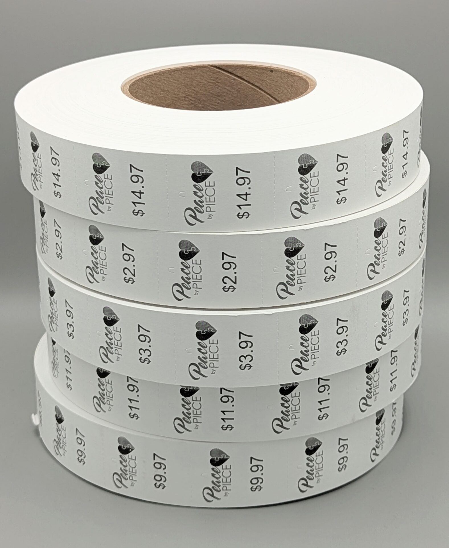 Custom White Tag, “Peace by PIECE” - Image 2