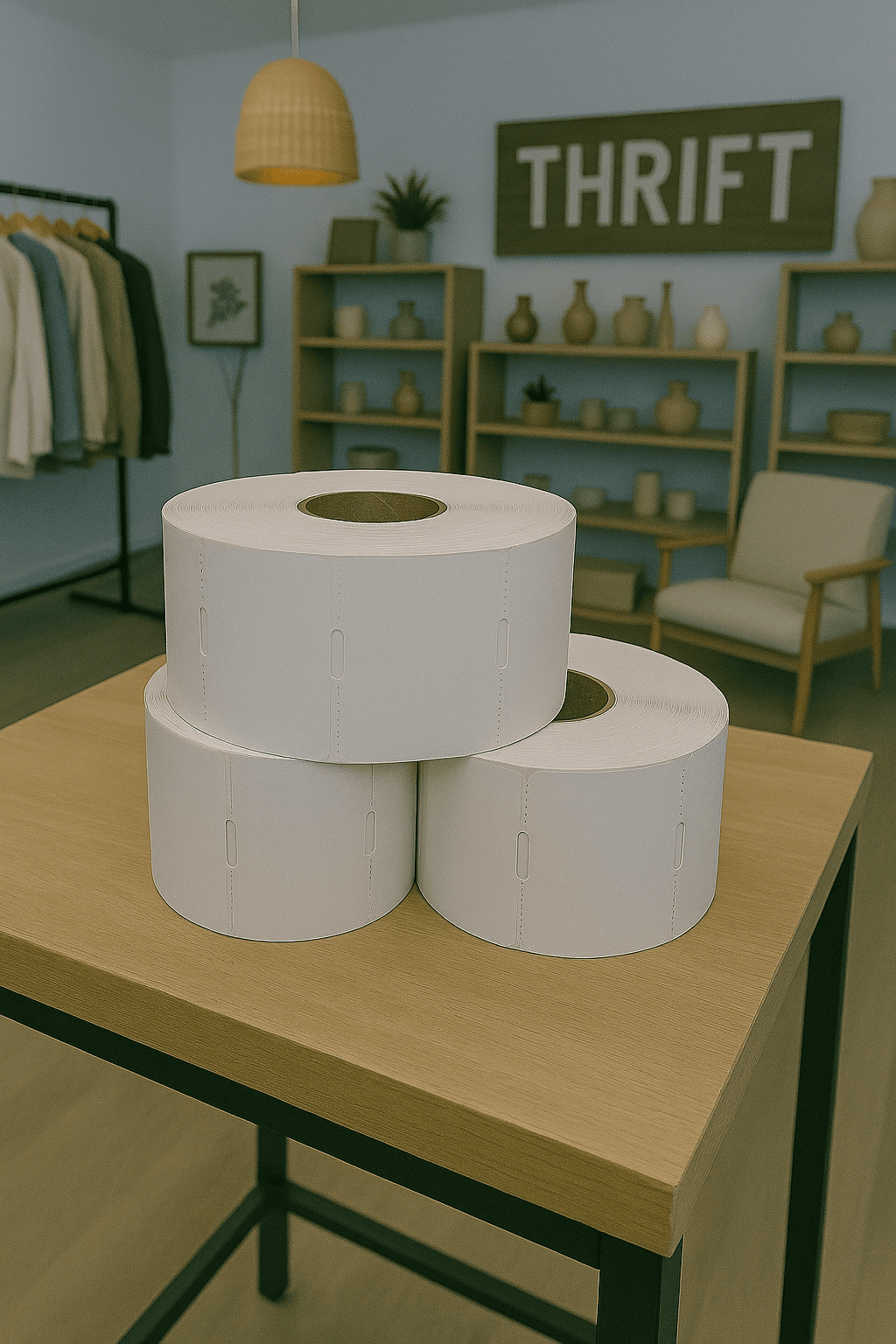 White Thermal Direct Tag - Image 3